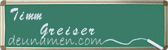 Timm Greiser Visitenkarte